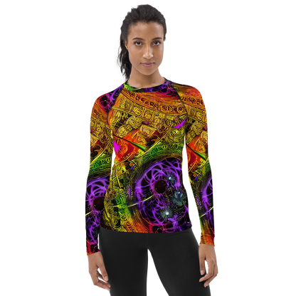 Women's Rash Guard - Neon Glyphworks