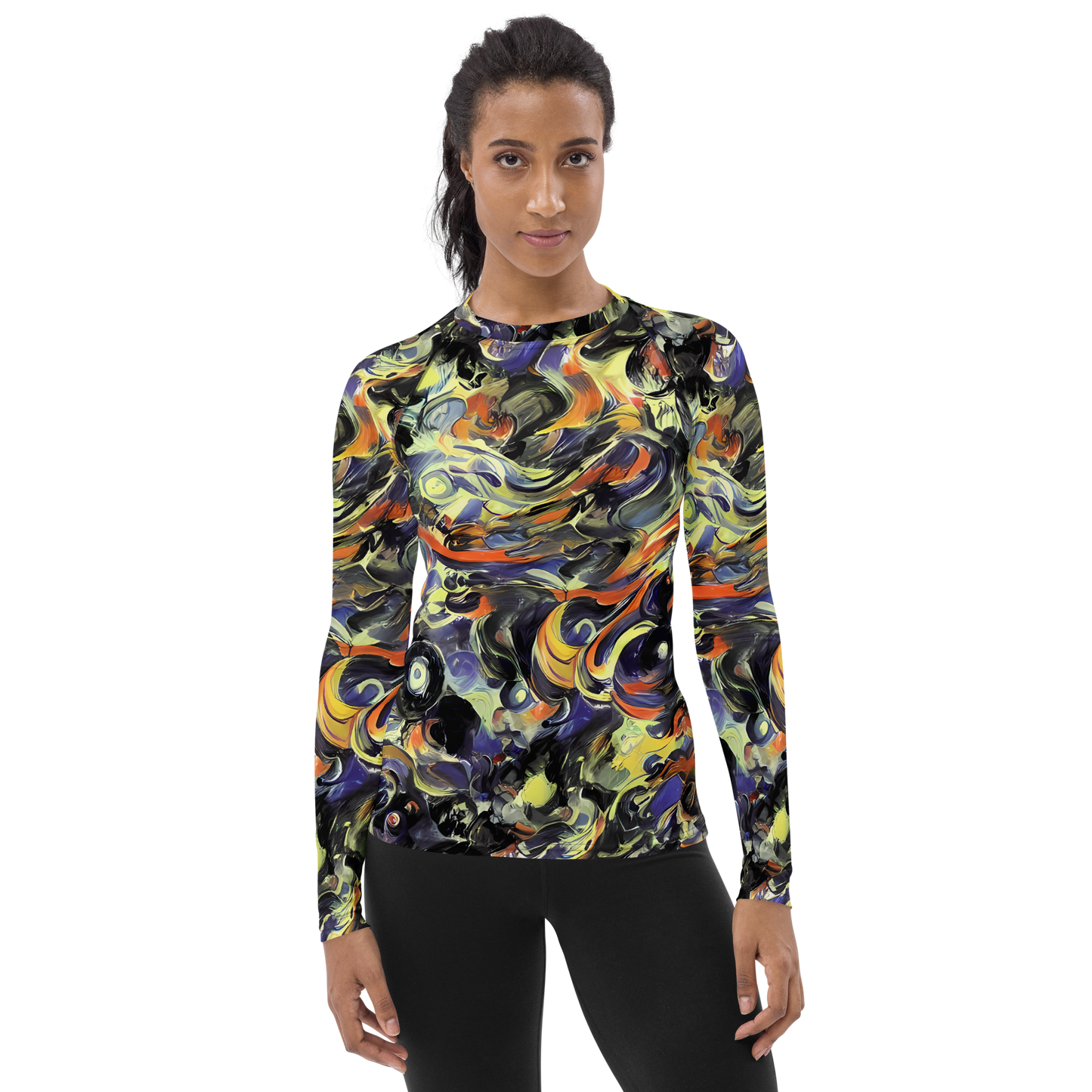 Women's Rash Guard - Twilight Chaos