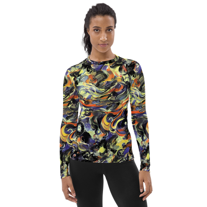 Women's Rash Guard - Twilight Chaos