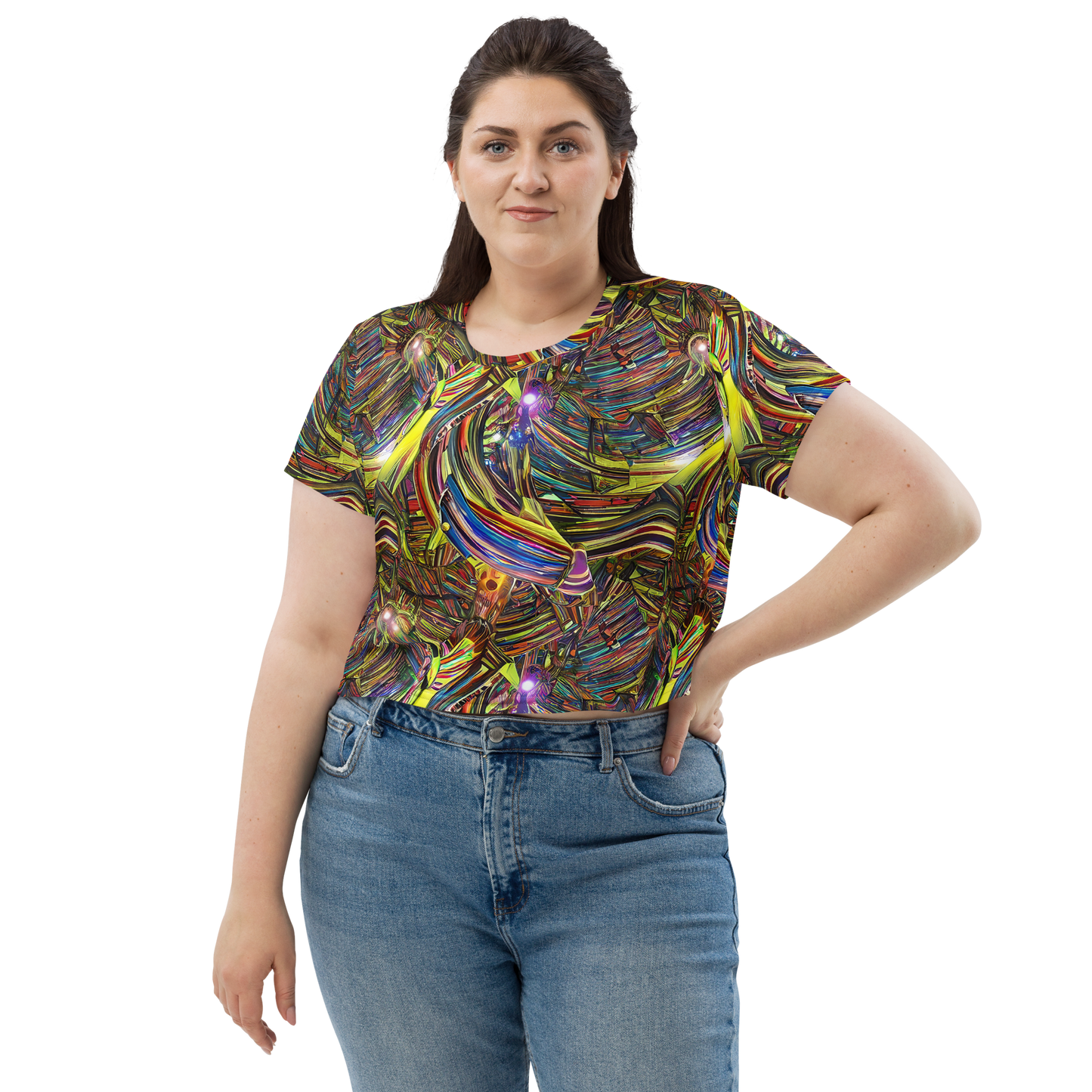 Women's Crop Tee - Quantum Palette