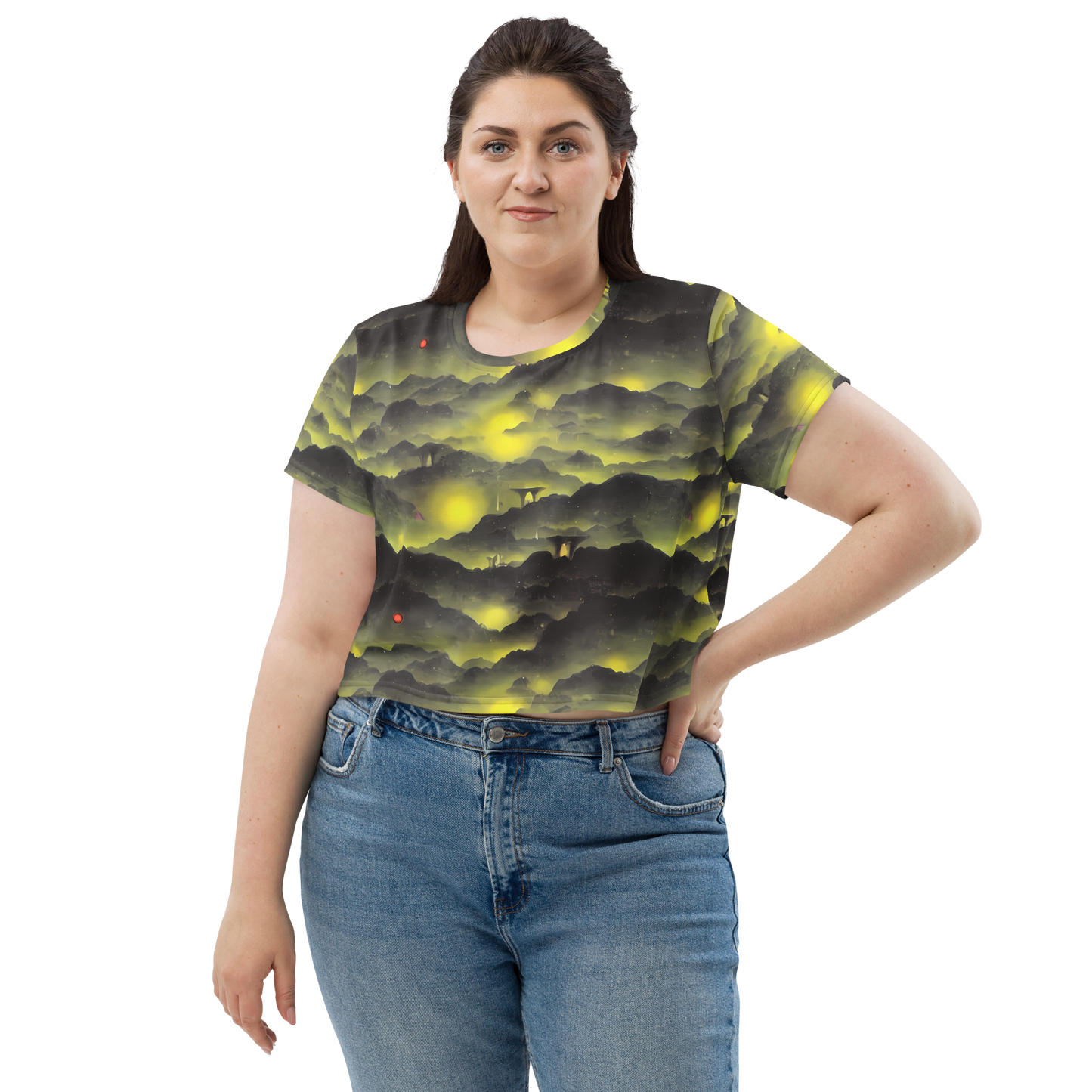 Women's Crop Tee - Spectral Isle