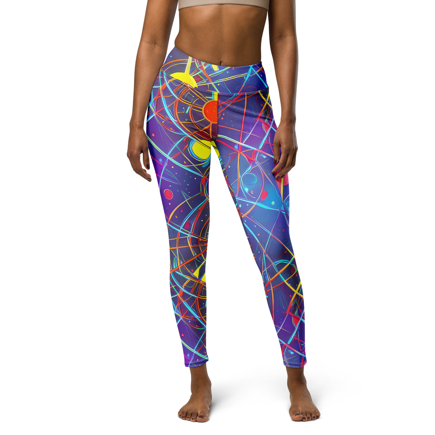 Yoga Leggings - Quantum Lattice