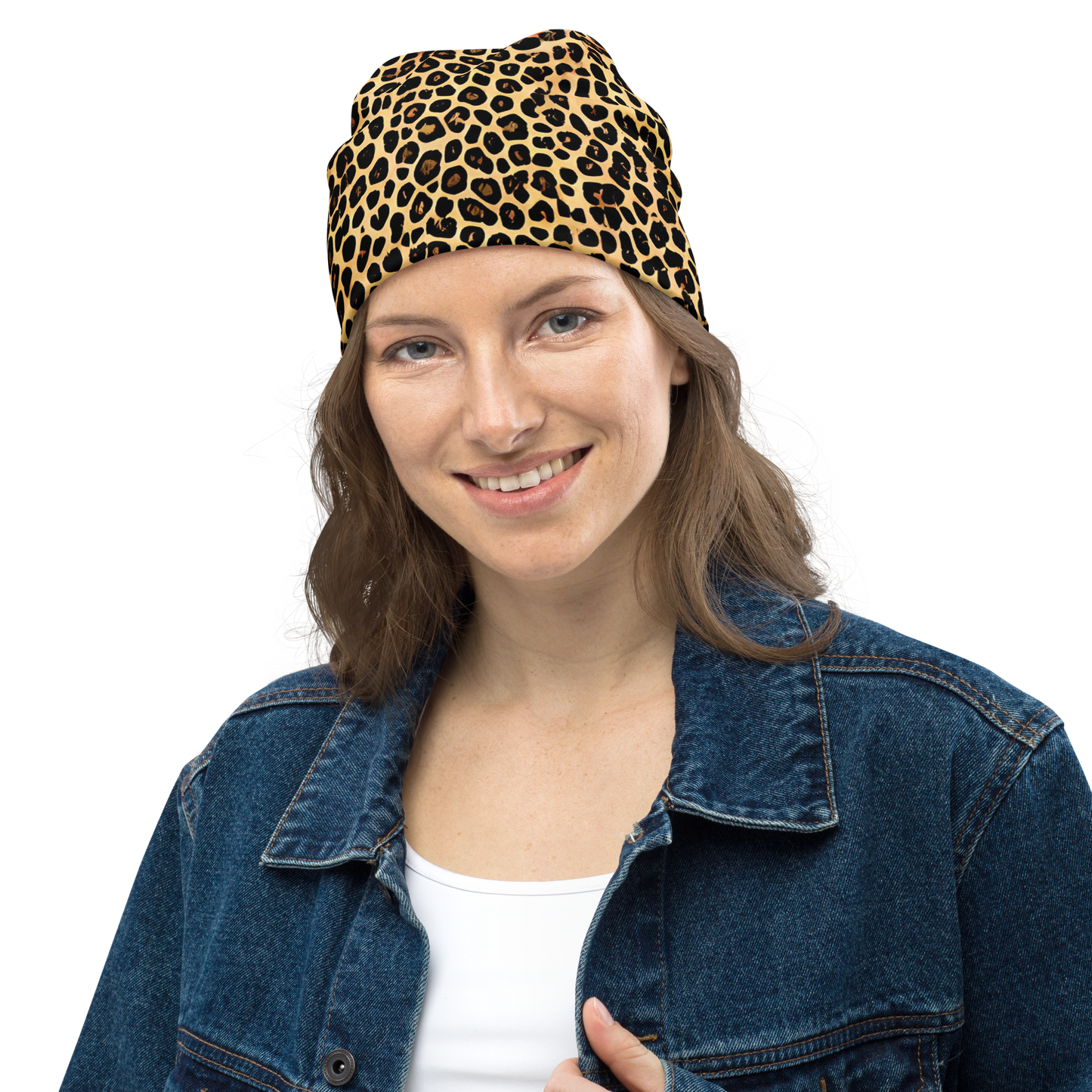 Beanie - Cheetah Mosaic