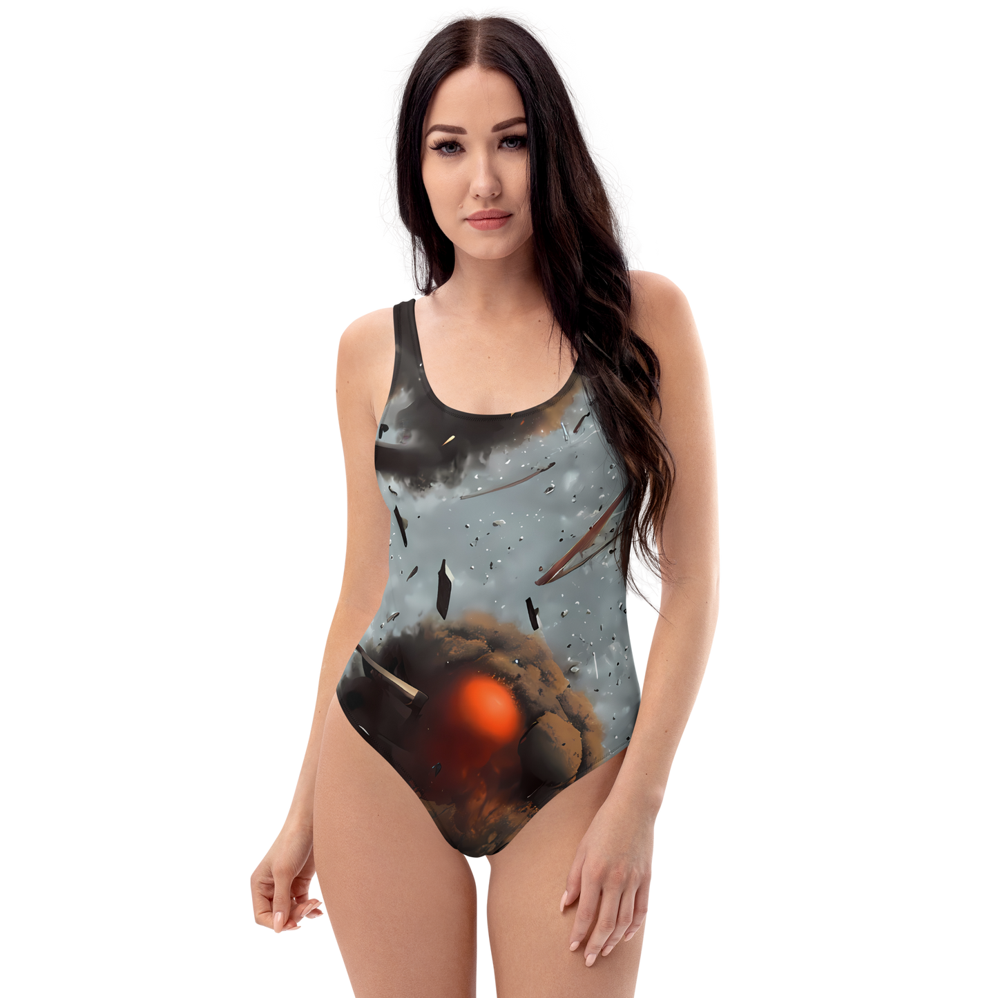 One-Piece Swimsuit - Celestial Collision