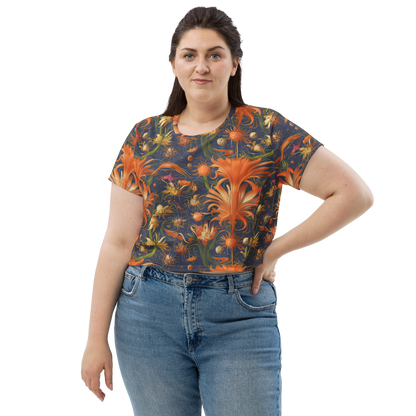 Women's Crop Tee - Stellar Blooms