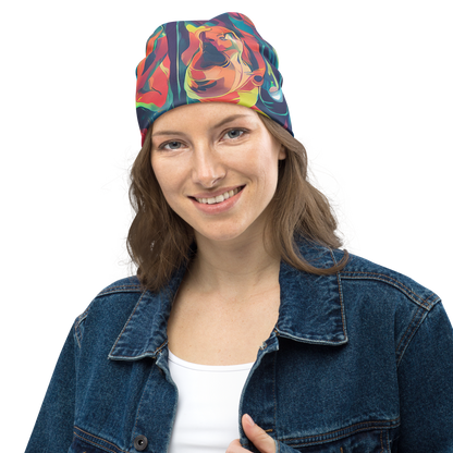 Beanie - Neon Aurora