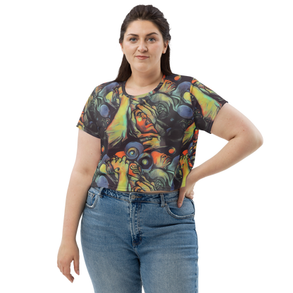 Women's Crop Tee - Cosmic Scream