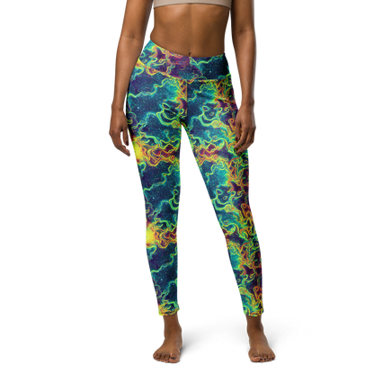 Yoga Leggings - Echoed Pulses