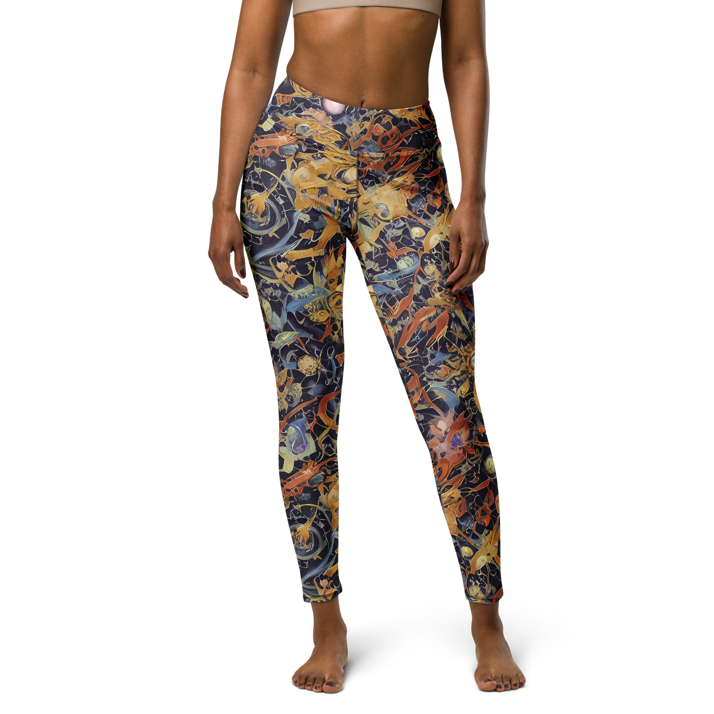 Yoga Leggings - Quantum Symmetry