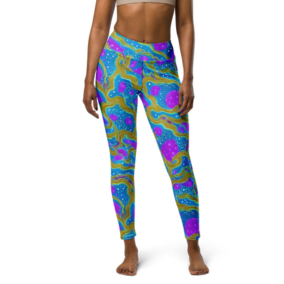 Yoga Leggings - Mystic Waves