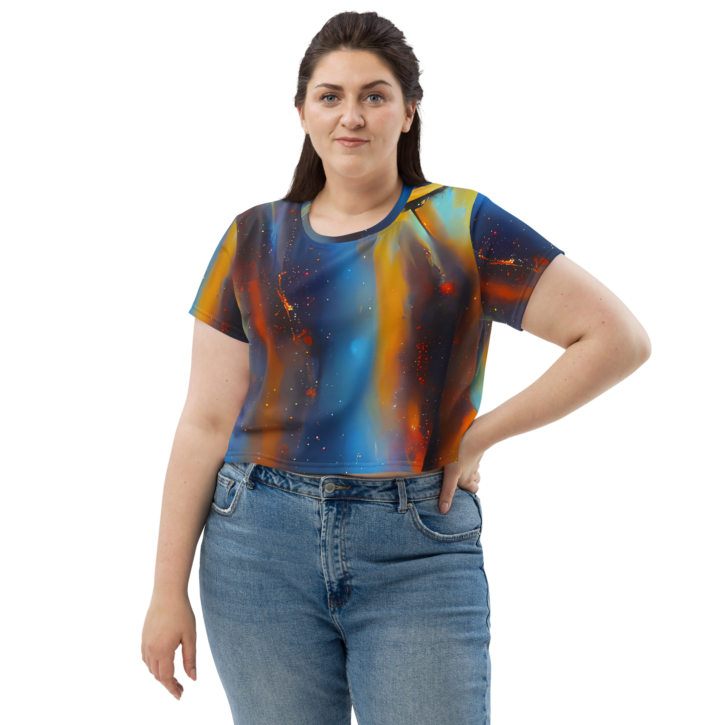 Women's Crop Tee - Pliique Spectrum