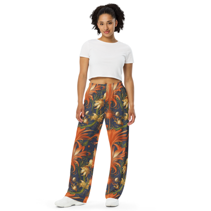 Wide-Leg Pants - Stellar Blooms