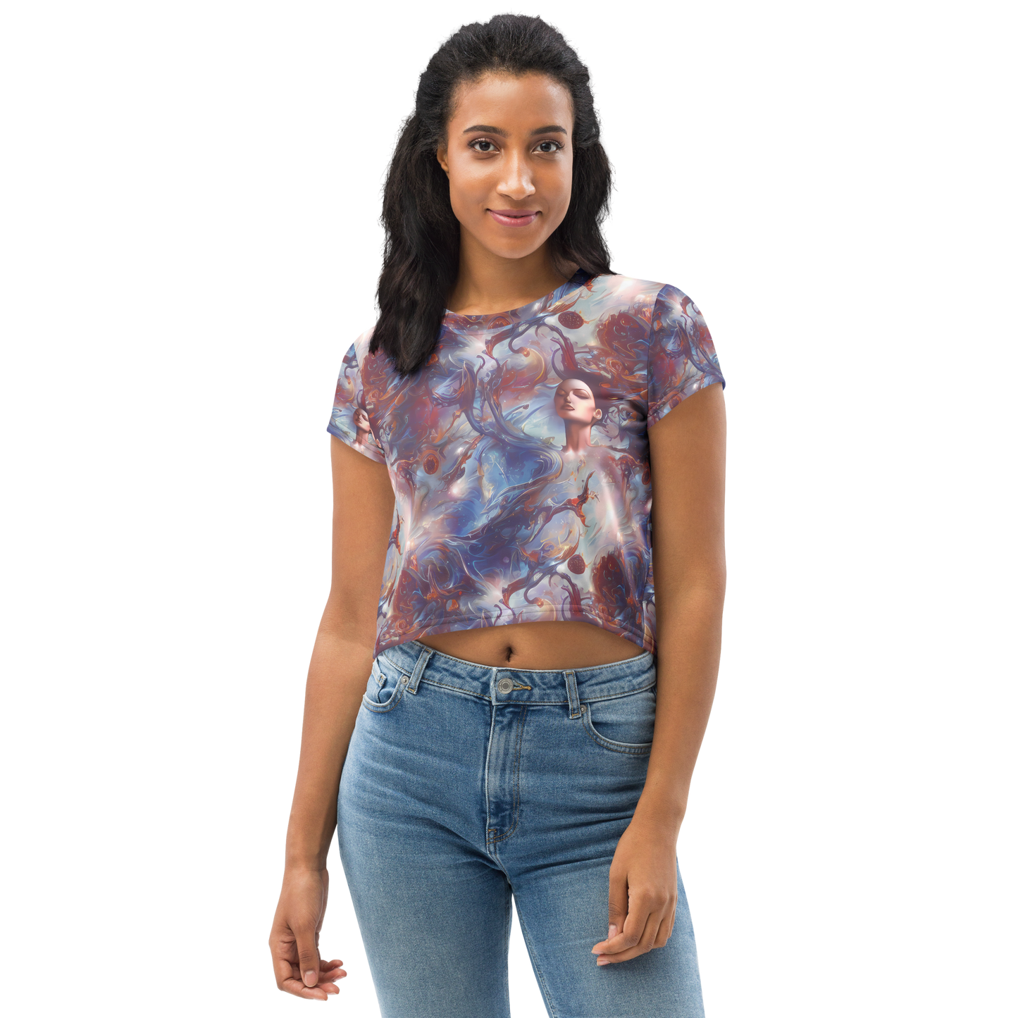 Women's Crop Tee - Dreamweaver