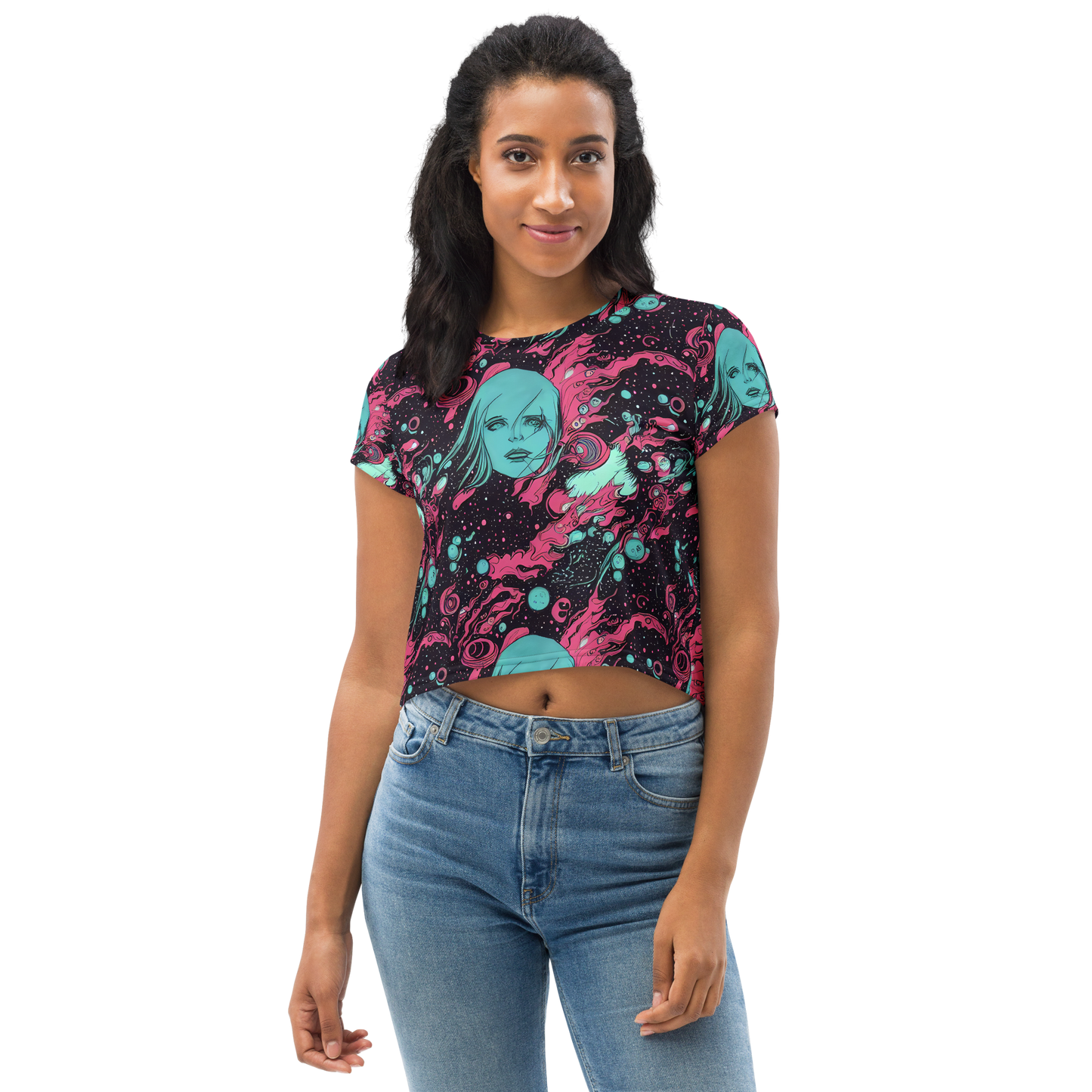 Women's Crop Tee - Spectral Dreamer