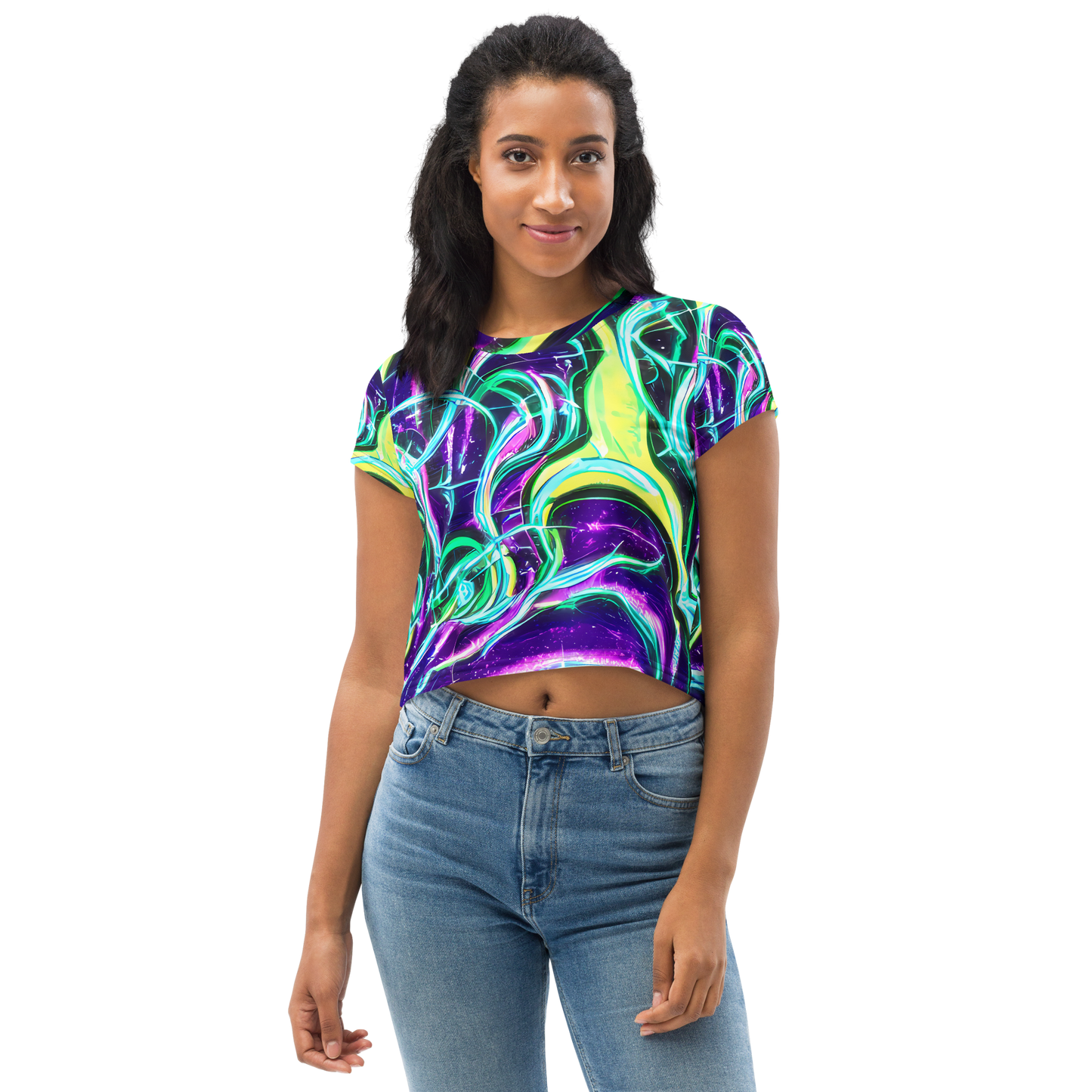 Women's Crop Tee - Quesnel's Vortex