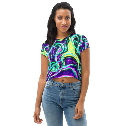 Women's Crop Tee - Quesnel's Vortex