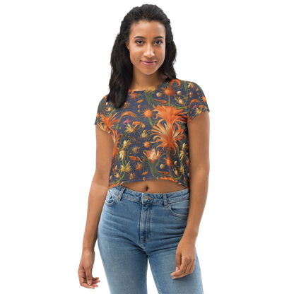 Women's Crop Tee - Stellar Blooms