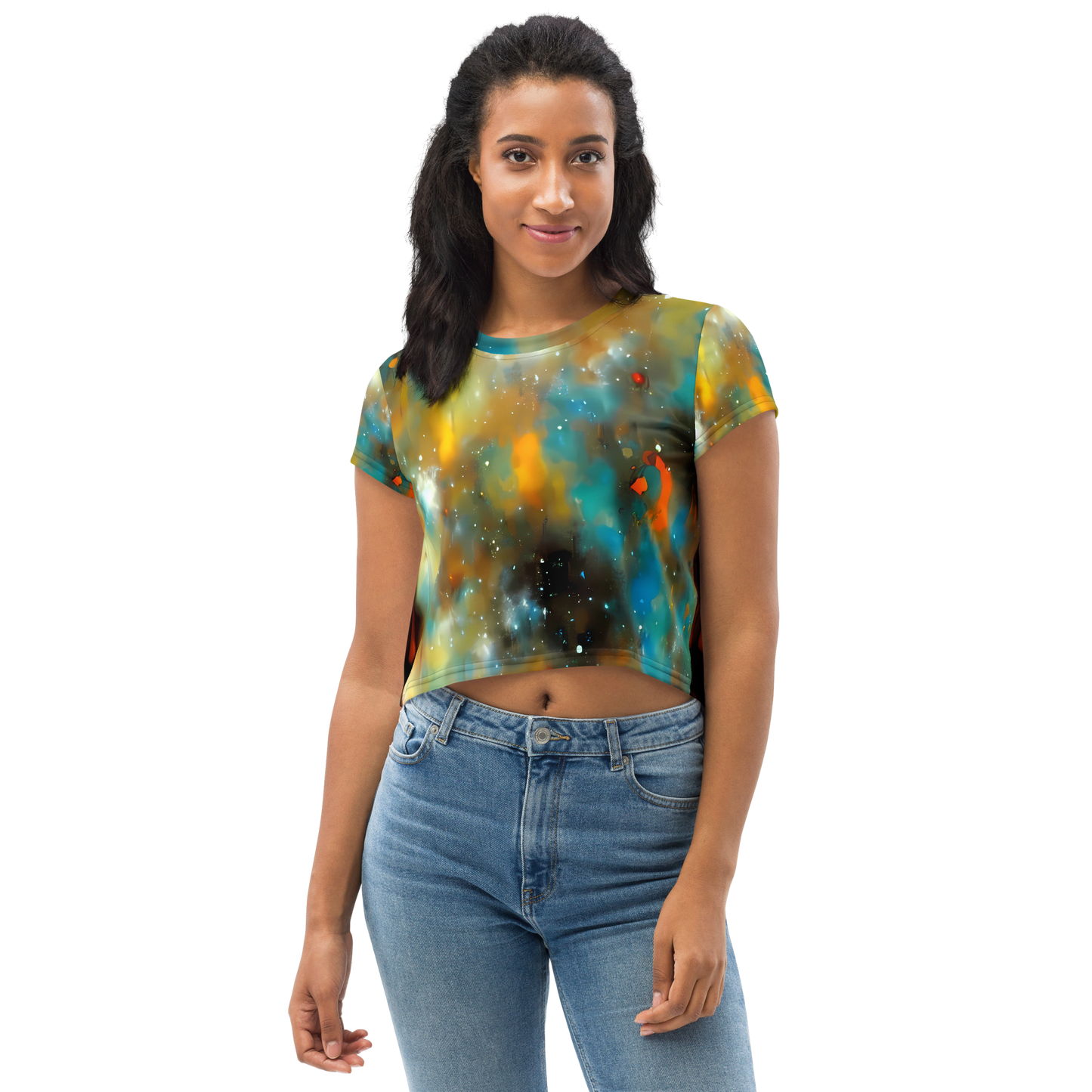 Women's Crop Tee - Abstract Tapestries