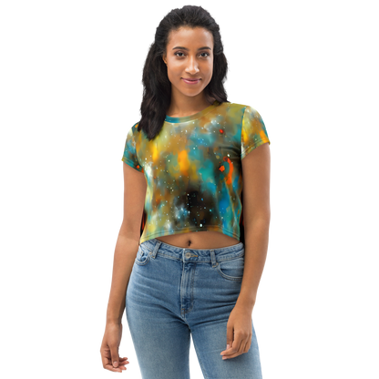 Women's Crop Tee - Abstract Tapestries
