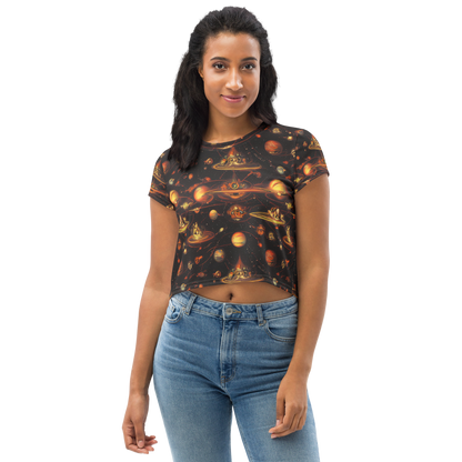 Women's Crop Tee - Murillo Vortex