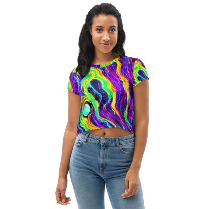 Women's Crop Tee - Jackson Swirl