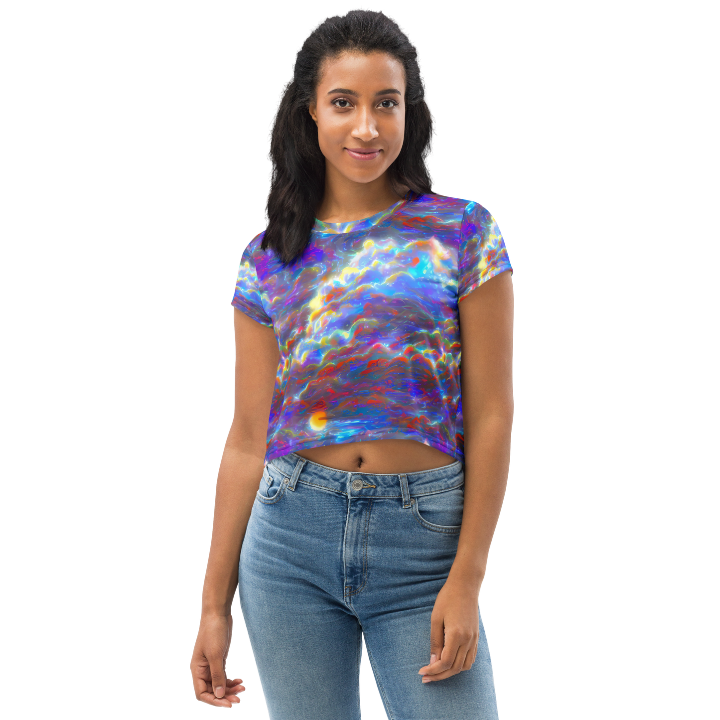 Women's Crop Tee - Orion Ripple