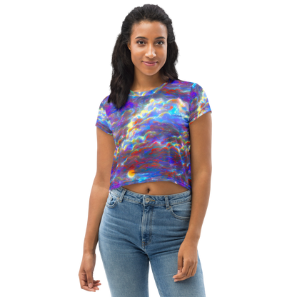 Women's Crop Tee - Orion Ripple