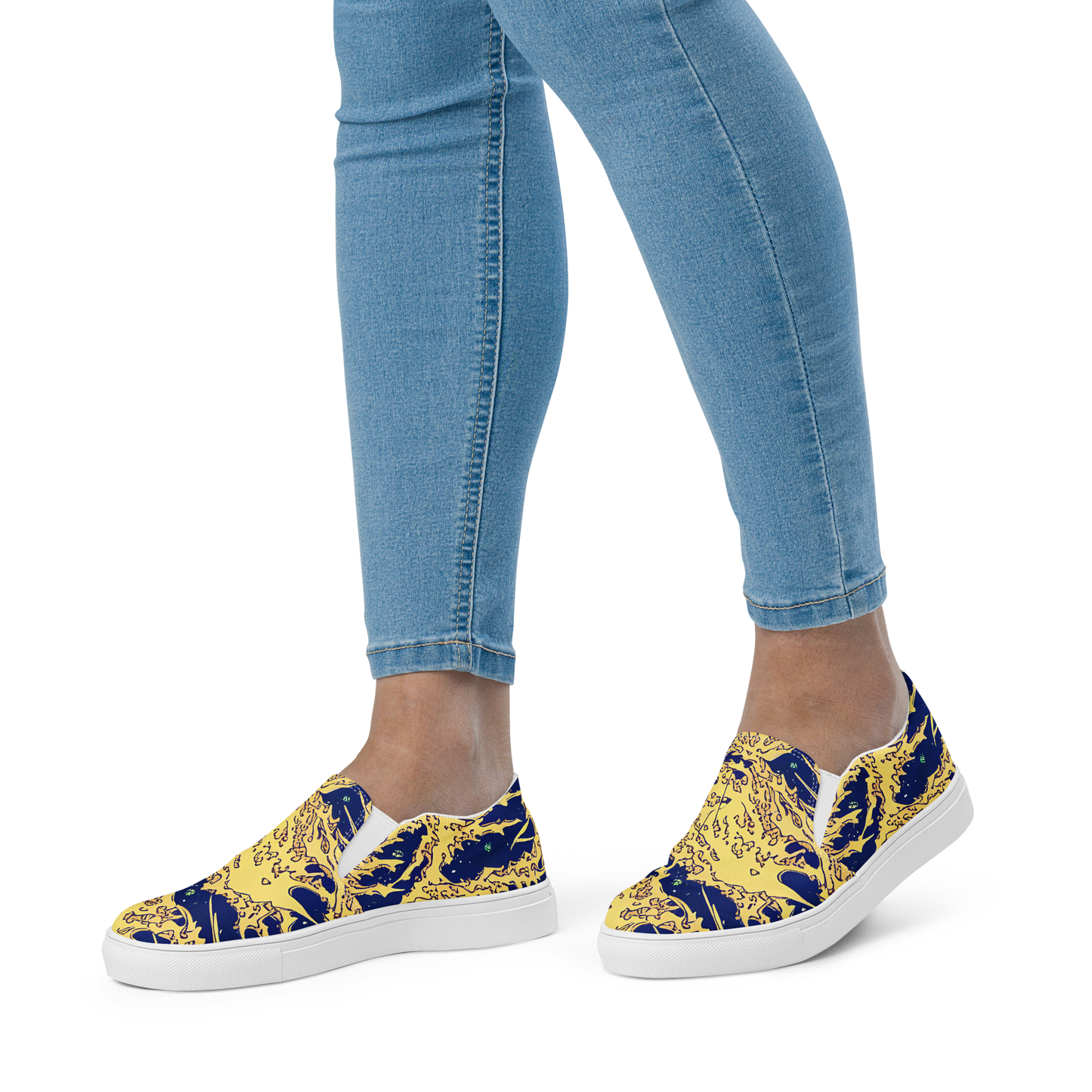 Women's Slip-On Canvas Shoes - Celestial Ridge