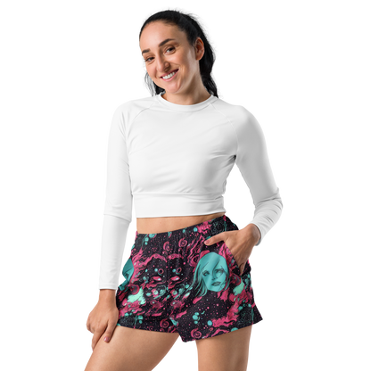 Women’s Athletic Shorts - Spectral Dreamer
