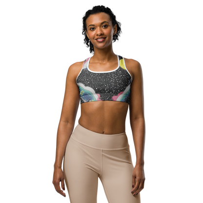 Sports Bra - Lunar Waves