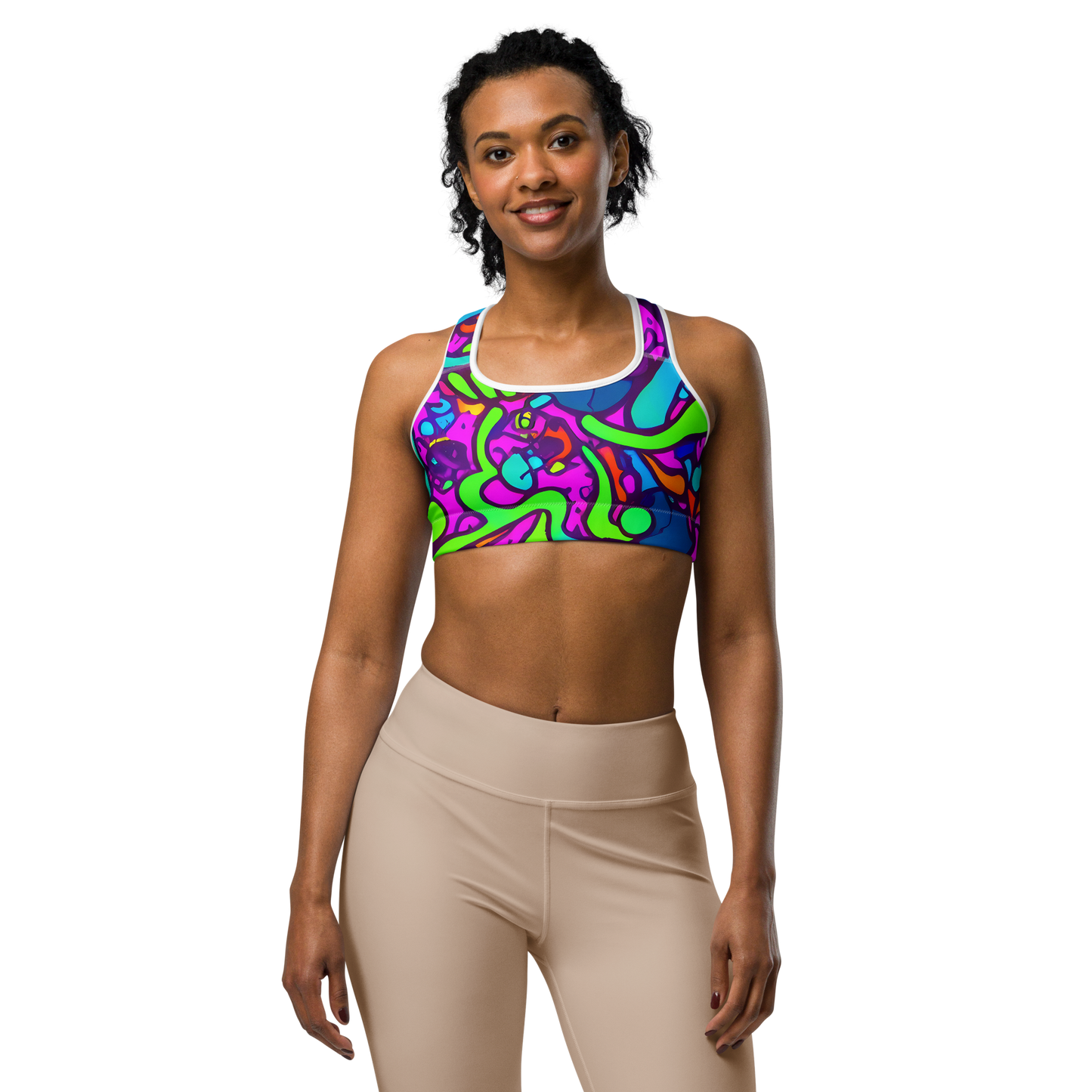 Sports Bra - Funky Vortex