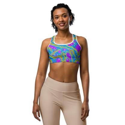 Sports Bra - Mystic Waves