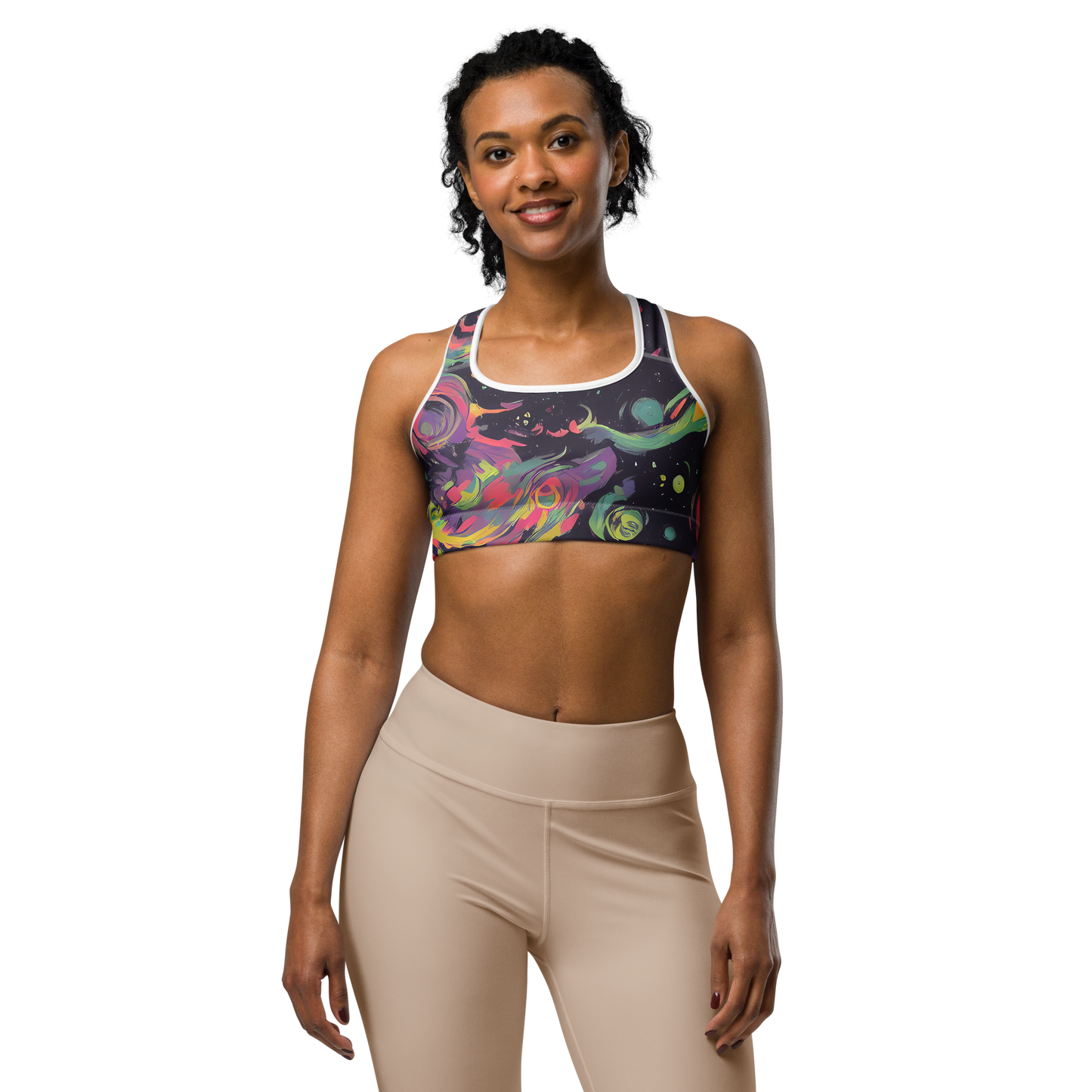 Sports Bra - Psychedelic Drift