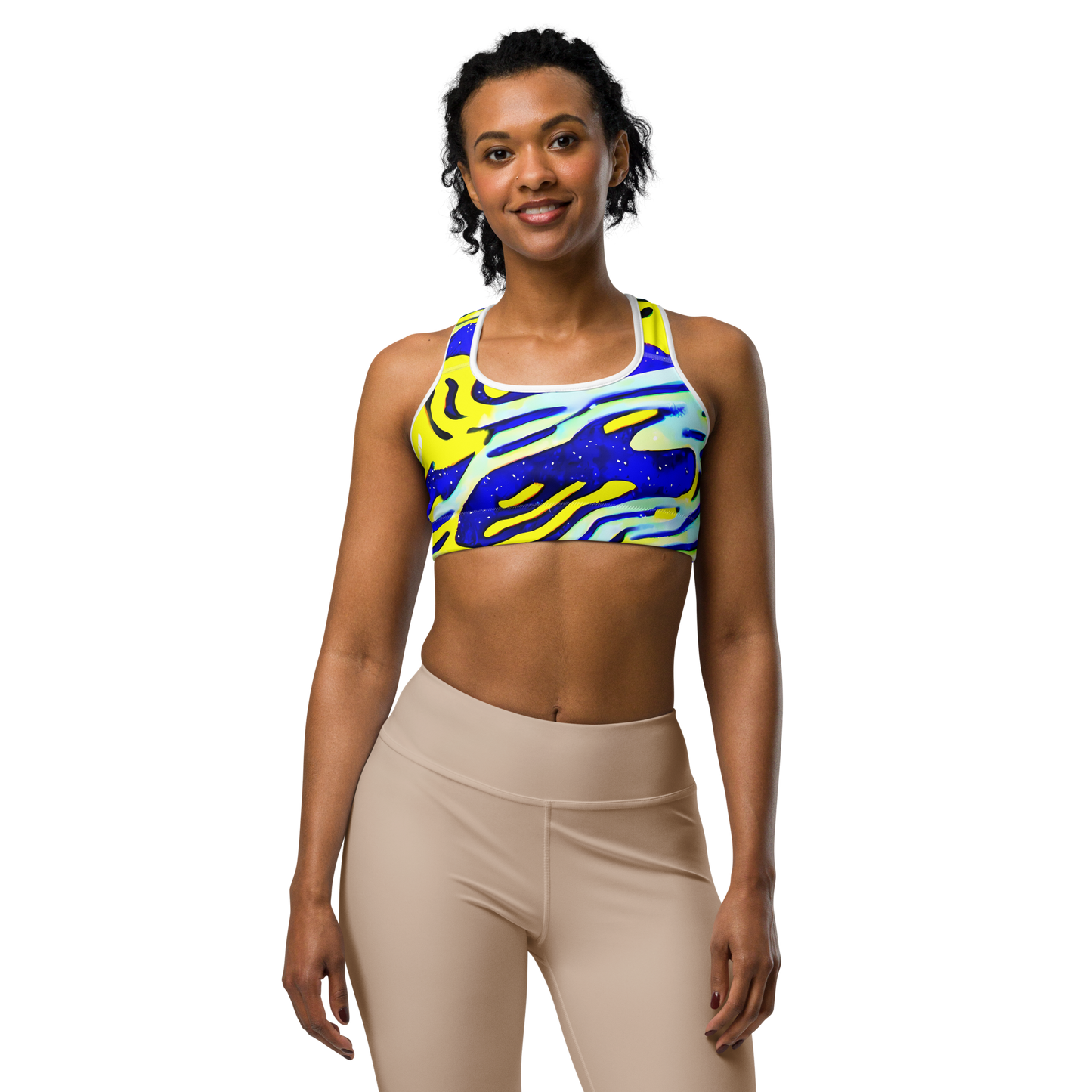 Sports Bra - Electric Horizon