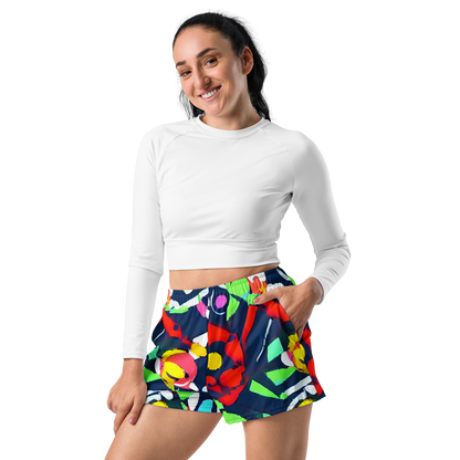 Women’s Athletic Shorts - Chagall's Dream