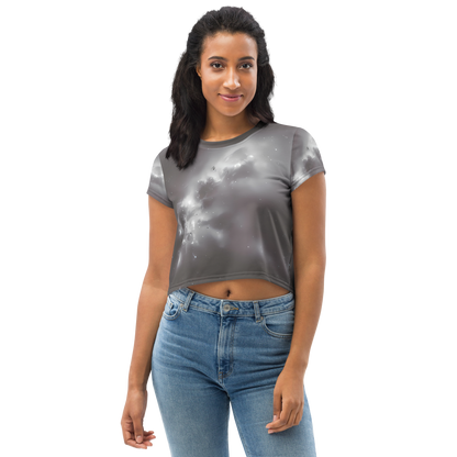 Women's Crop Tee - Silver Nebula