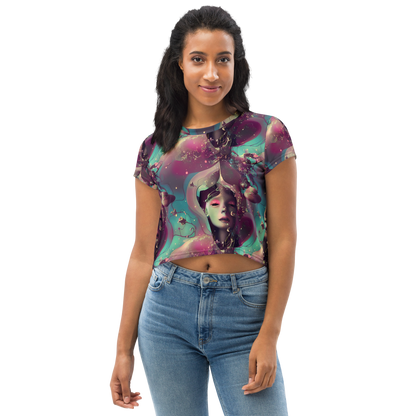 Women's Crop Tee - Nouveau Galaxy