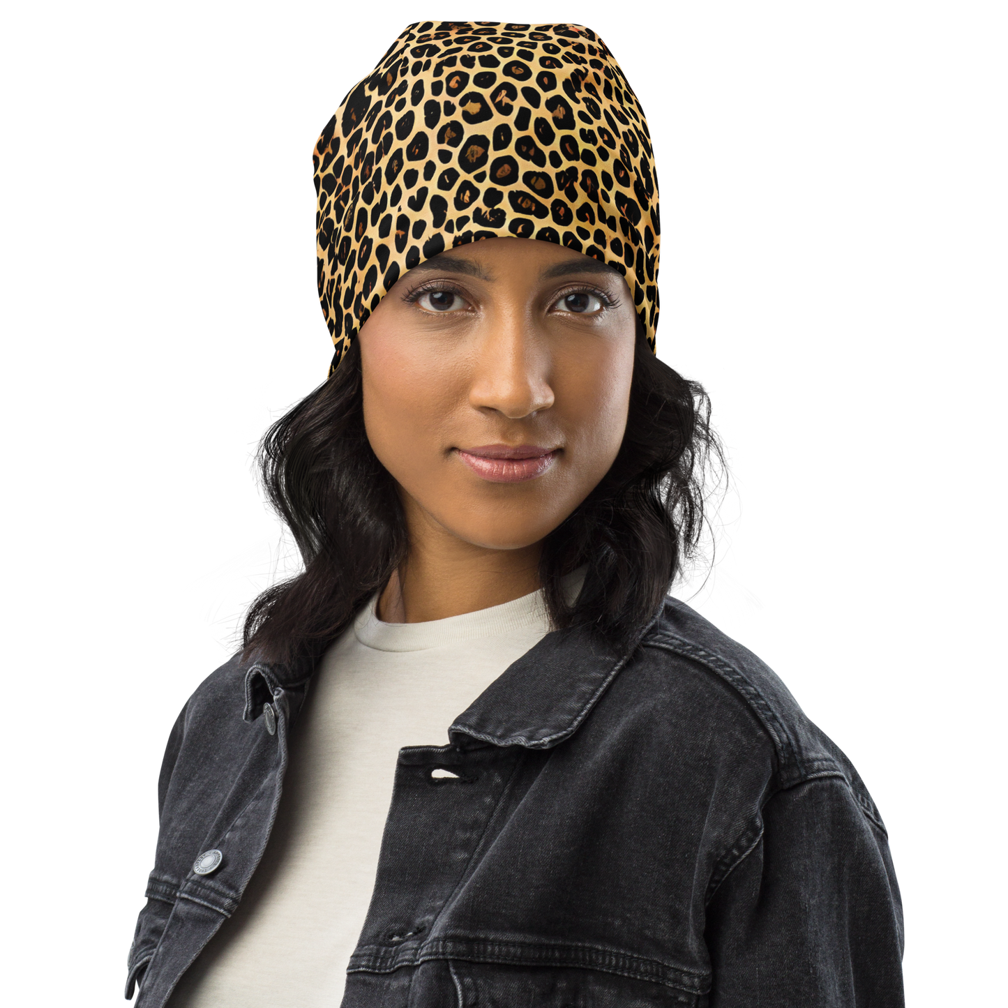 Beanie - Cheetah Mosaic