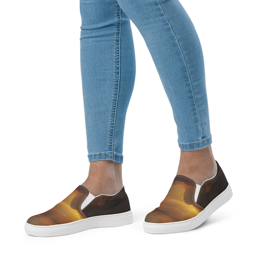 Women's Slip-On Canvas Shoes - Sunset Shores