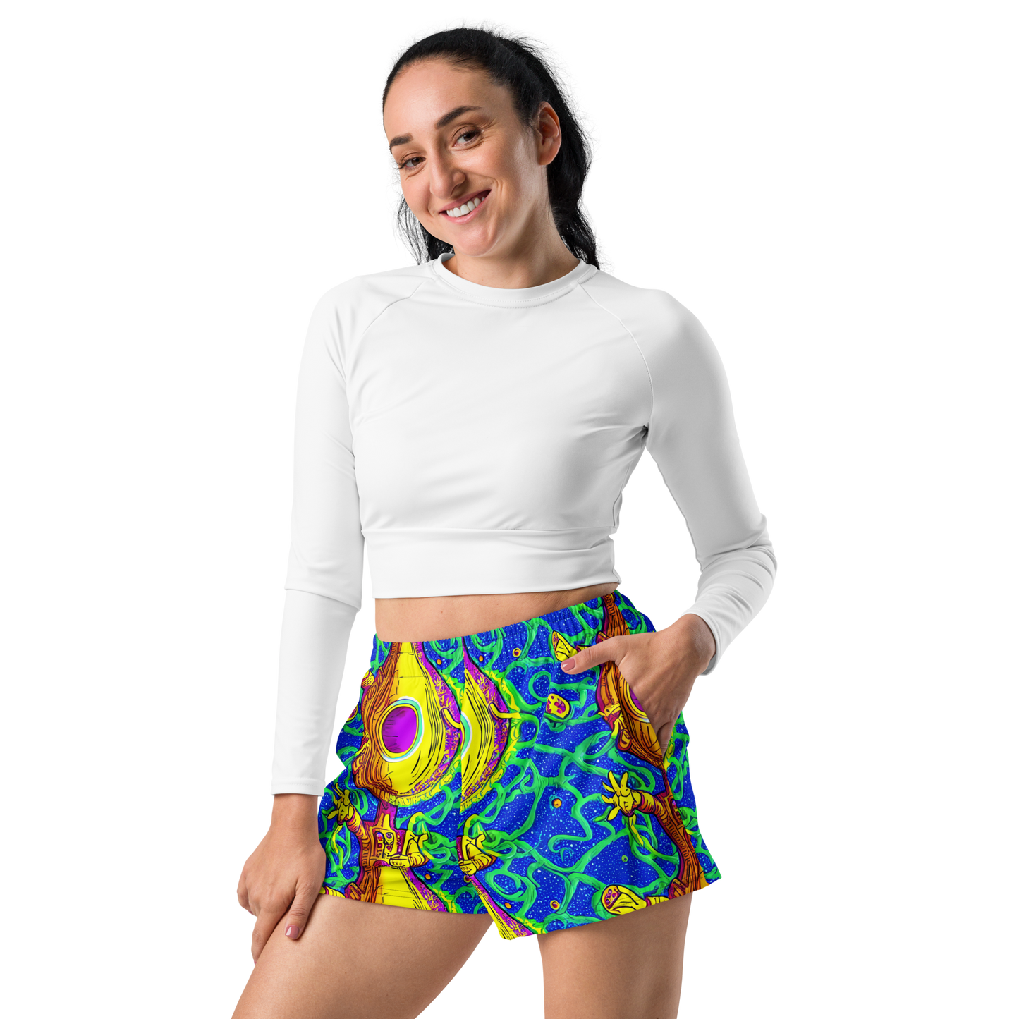 Women’s Athletic Shorts - Sprawling Spectacle