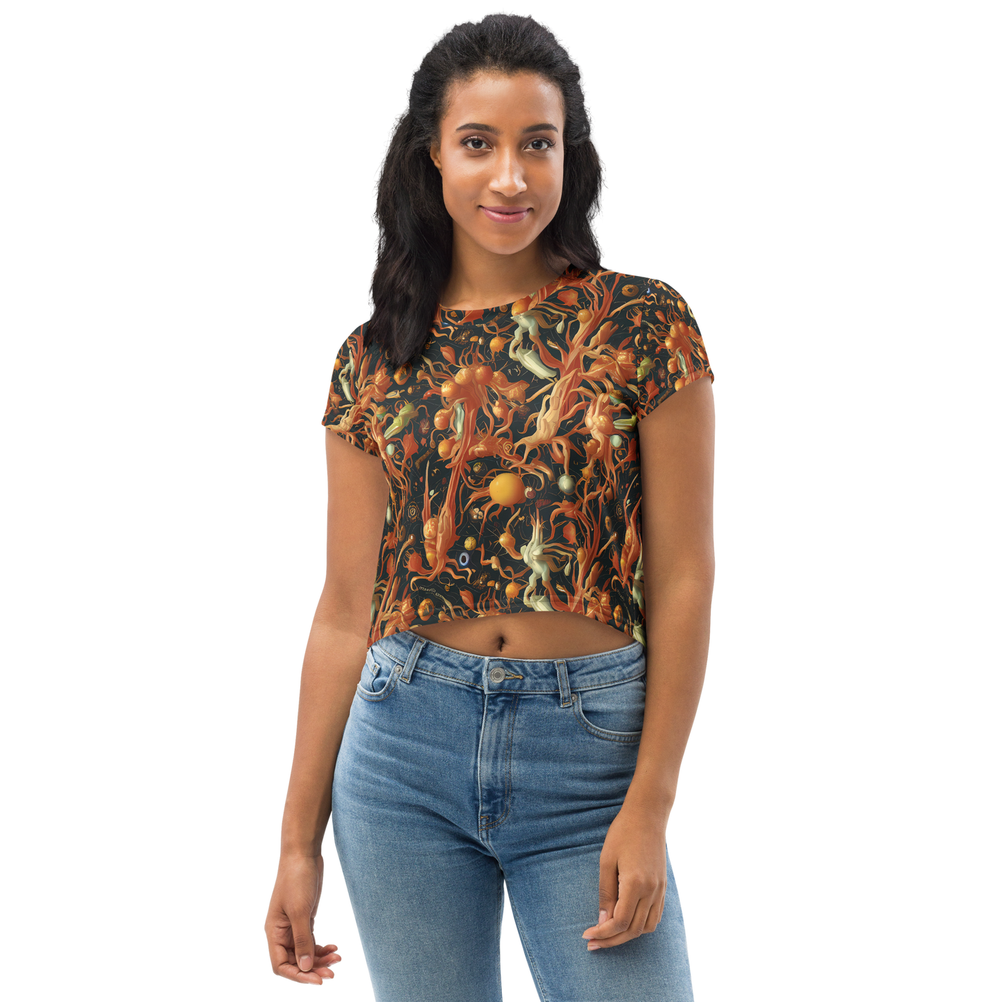 Women's Crop Tee - Bosschaert's Nebula