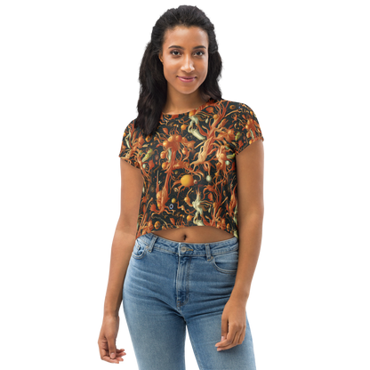 Women's Crop Tee - Bosschaert's Nebula