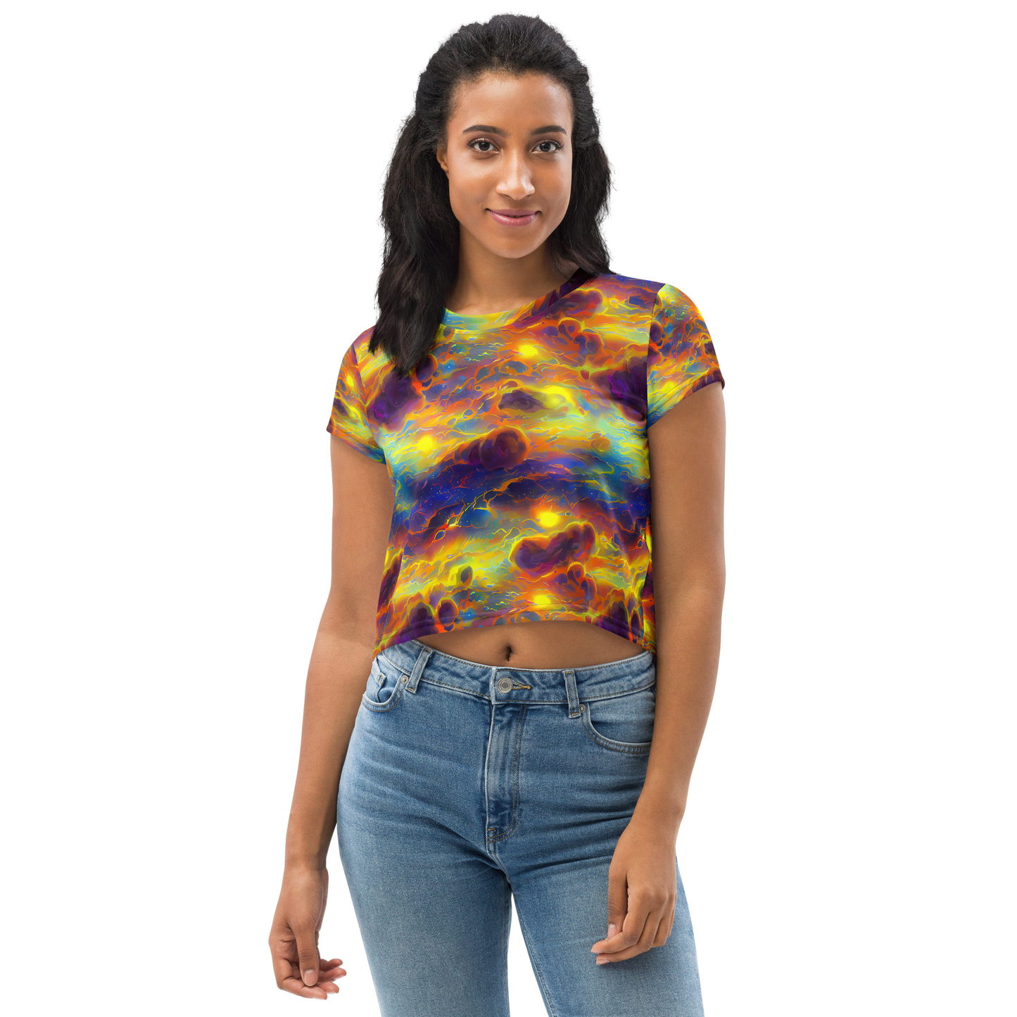 Women's Crop Tee - Averin's Nebula