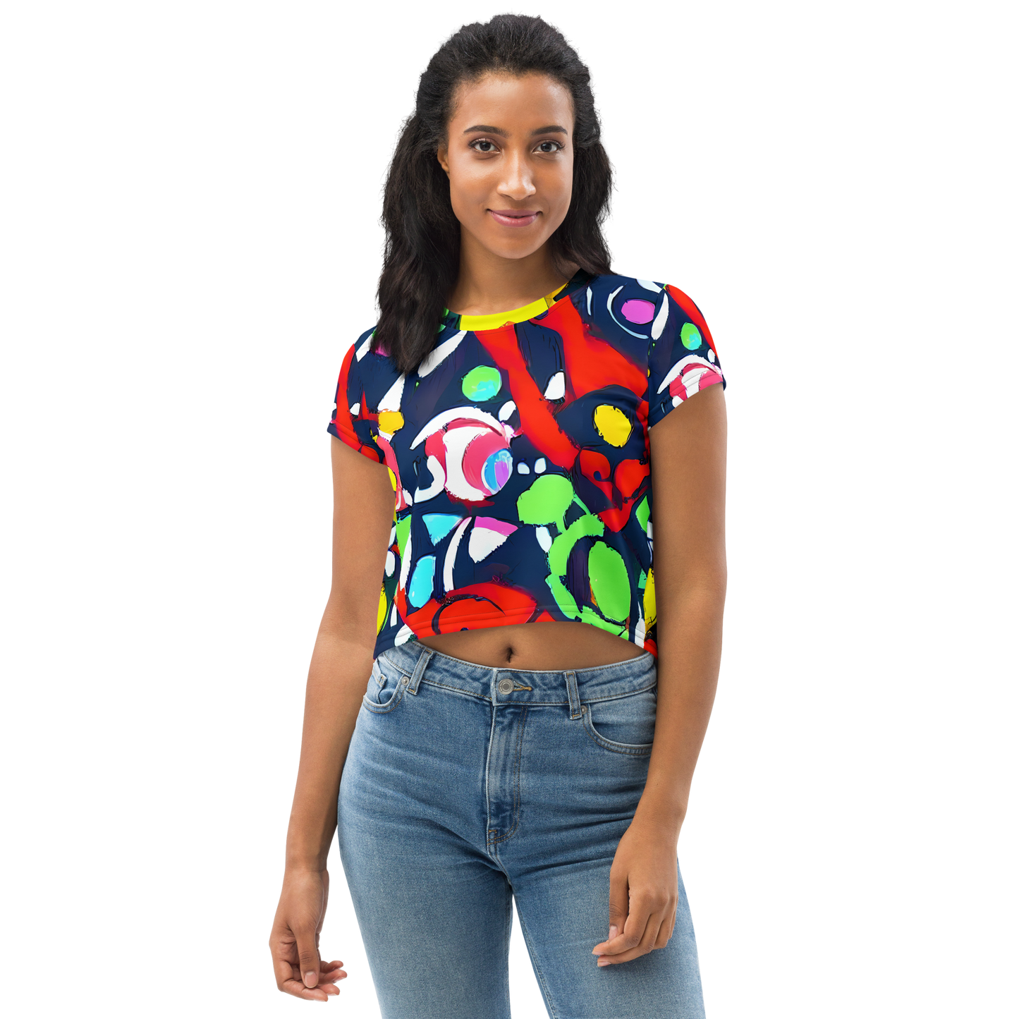 Women's Crop Tee - Chagall's Dream