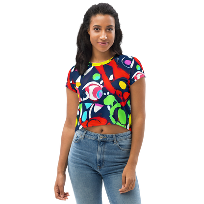 Women's Crop Tee - Chagall's Dream