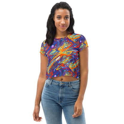 Women's Crop Tee - Galactic Ember