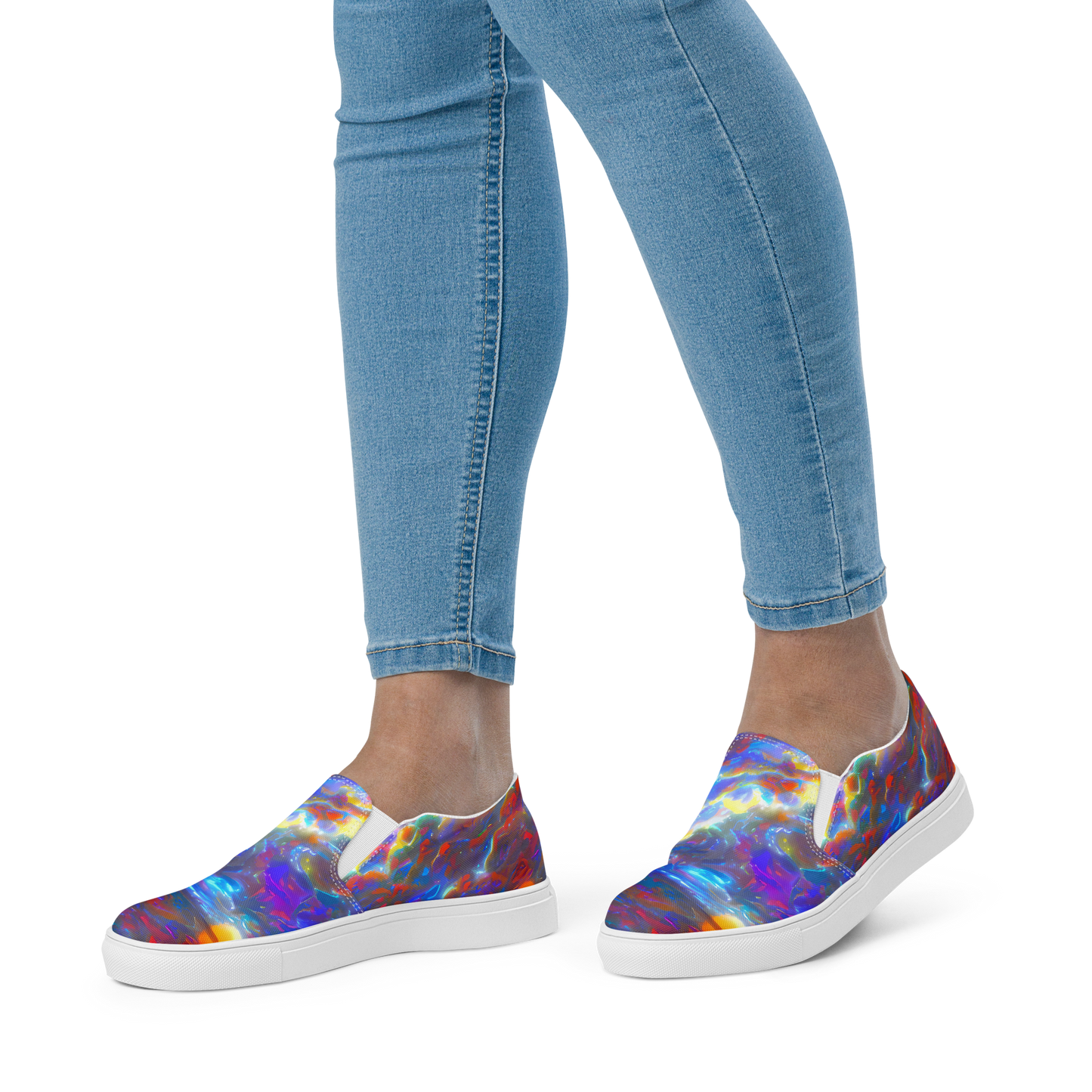 Women's Slip-On Canvas Shoes - Orion Ripple