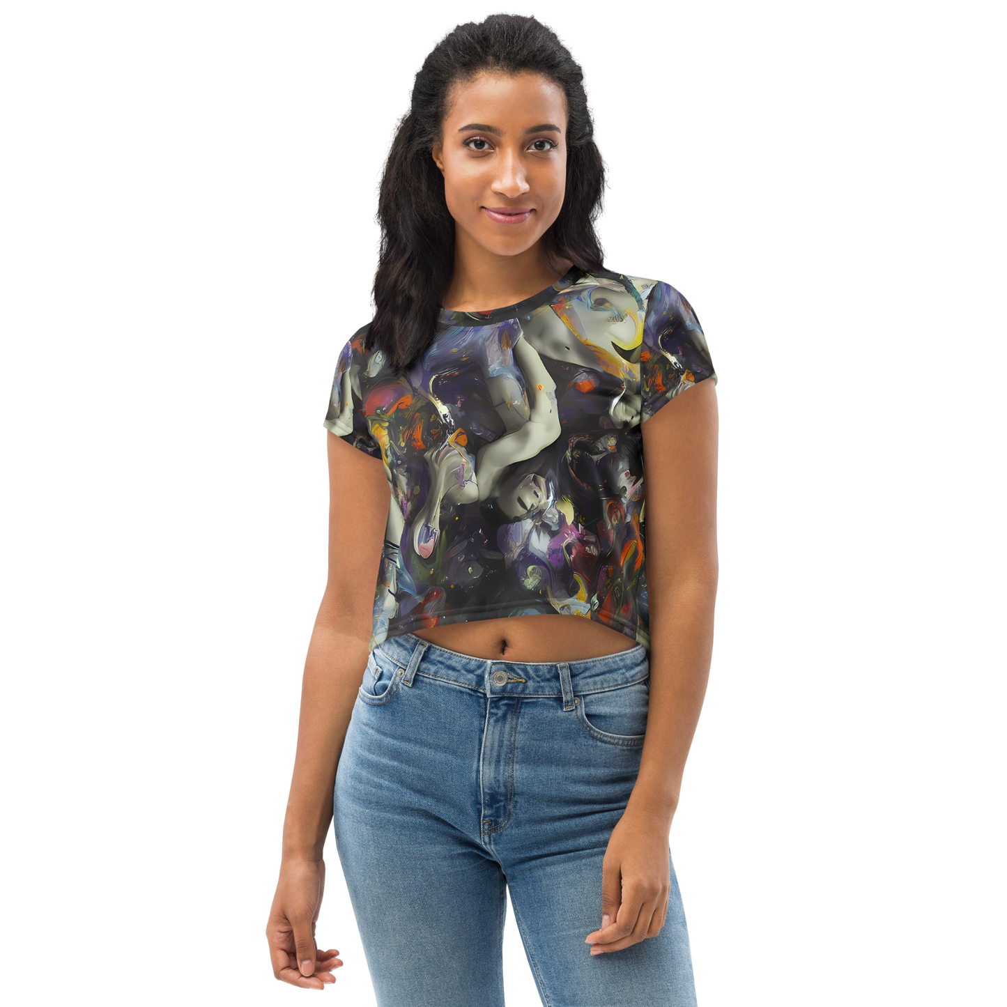 Women's Crop Tee - Dreamweaver's Canvas