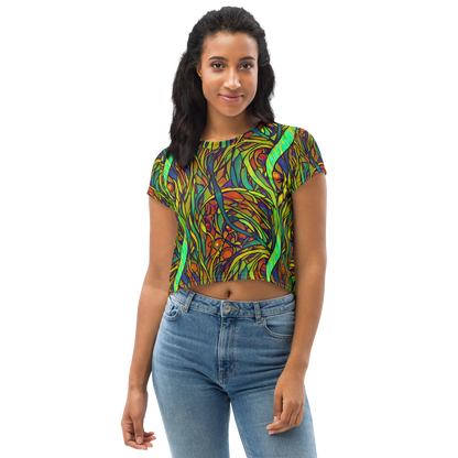 Women's Crop Tee - Cosmic Garden