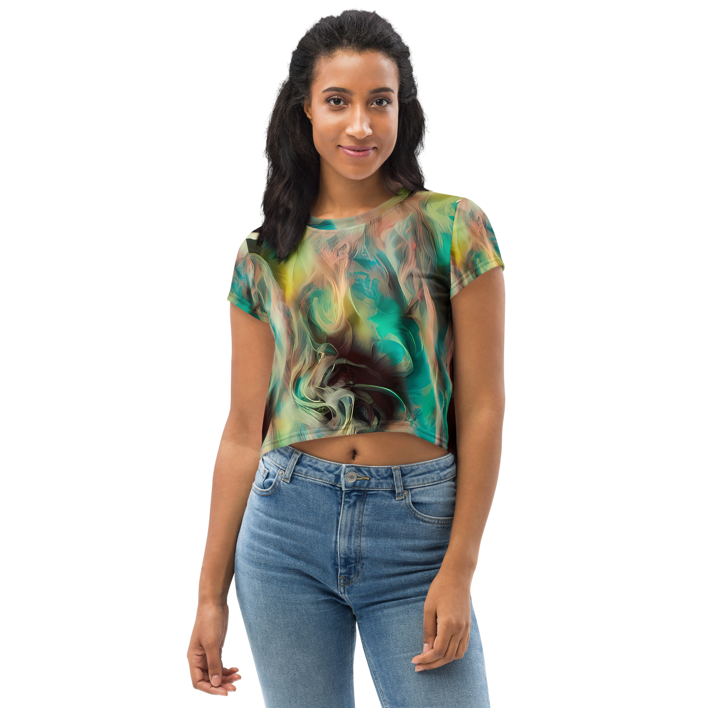 Women's Crop Tee - Enchanted Fusion